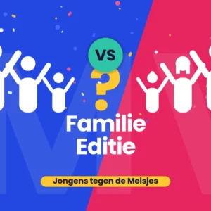 Mannen tegen Vrouwen: Productfoto Familie Editie