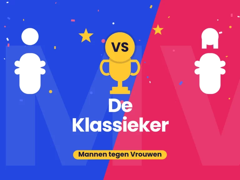 Mannen tegen Vrouwen: Productfoto De Klassieker