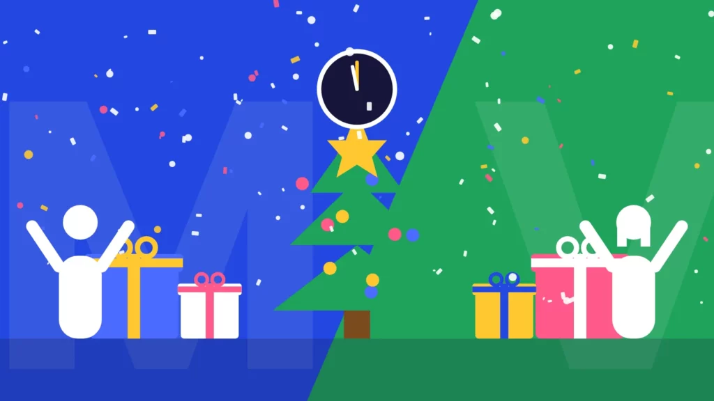 Mannen tegen Vrouwen: Sfeerbeeld kerst