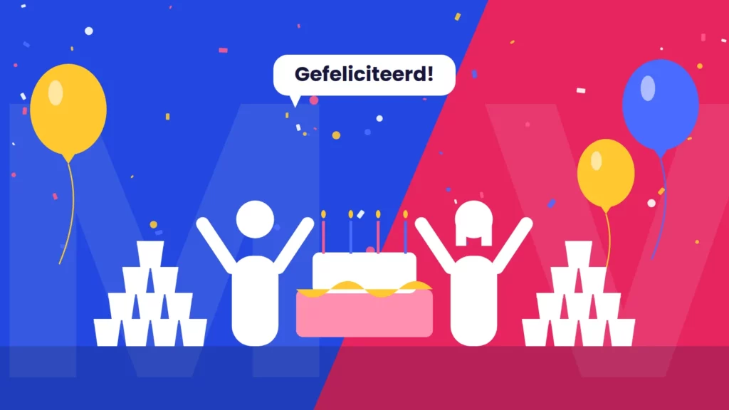 Mannen tegen Vrouwen: Sfeerbeeld verjaardag (landingspagina's)